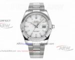 C Factory Top Replica Rolex Datejust White Dial Swiss 3235 Mechanical Stainless Steel 41mm 